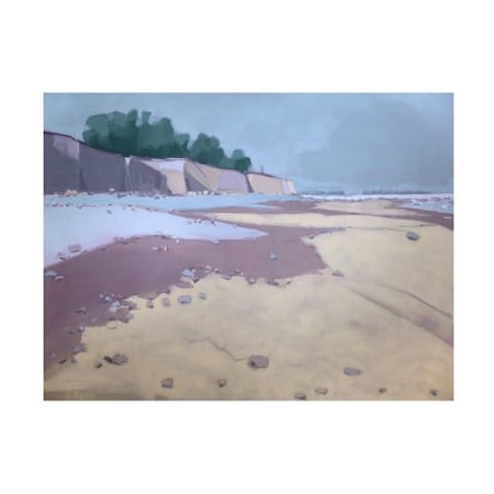 John Rufo 'Fourth Cliff' Canvas Art,35x47